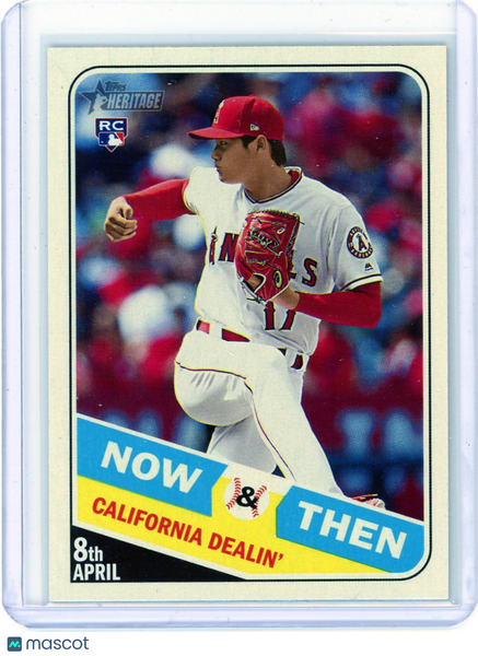 Shohei Ohtani - 2018 Topps Heritage Now & Then Rookie NT-11