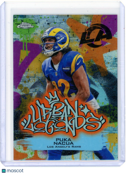 Puka Nacua - 2025 Topps Chrome Football Urban Legends Case Hit UL-8
