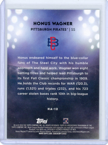 Honus Wagner - 2026 Topps Home Field Advantage