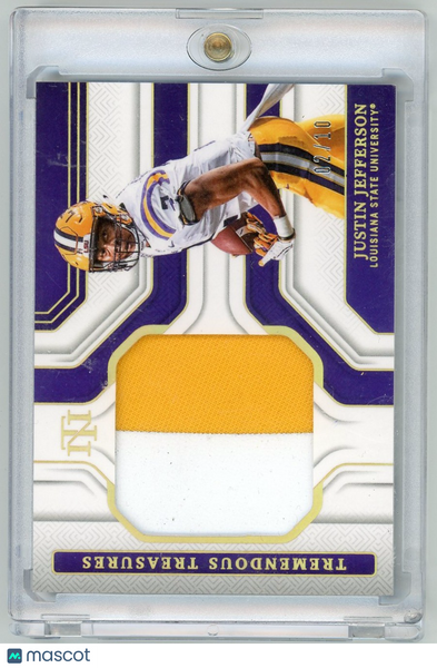 Justin Jefferson - 2025 Panini National Treasures Collegiate  02/10
