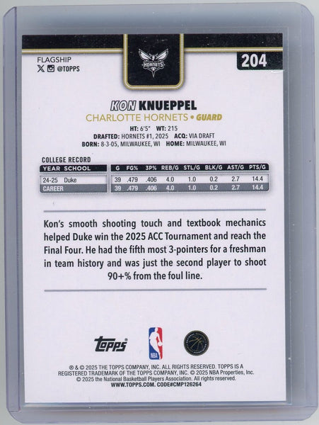 Kon Knueppel - 2025 Topps Flagship RC