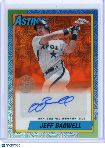 Jeff Bagwell - 2025 Topps Chrome 1988 Topps Baseball Blue Mojo Refractor 9/25