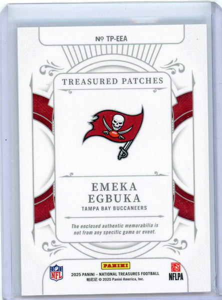 Emeka Egbuka - 2023 Panini National Treasures Treasured Patches RC 17/25 Patch