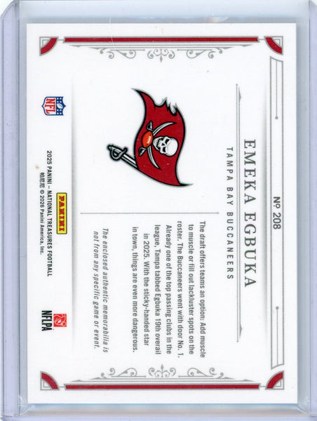 Emeka Egbuka - 2026 Panini National Treasures 68/99 RC Rookie Patches