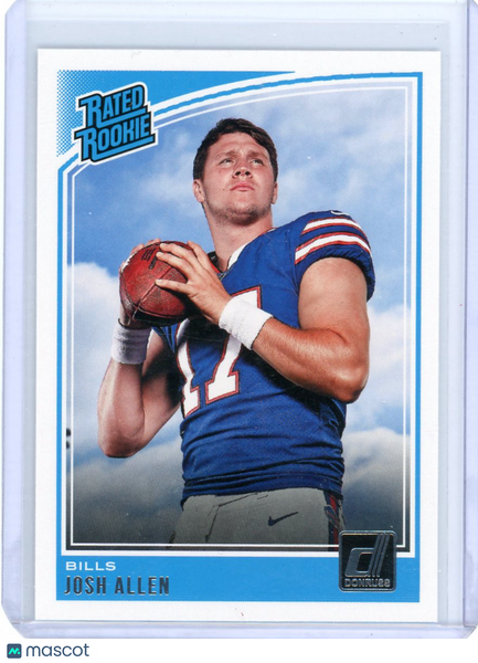 Josh Allen - 2018 Panini Donruss Rated Rookie #304