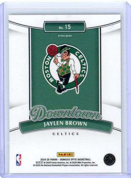 Jaylen Brown - 2024 Panini Donruss Optic Downtown CASE HIT