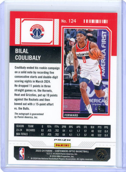 Bilal Coulibaly - 2024 Panini Contenders Optic Orange Rookie Auto 17/25