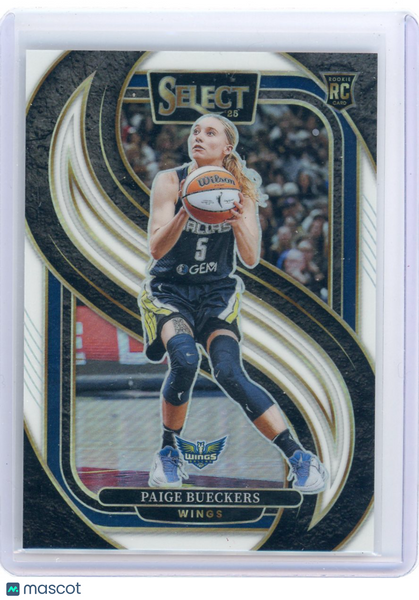 Paige Bueckers - 2025 Panini Select WNBA Rookie White 63/99 #118