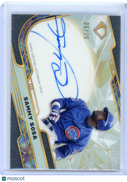 Sammy Sosa - 2025 Topps Diamond Icons Auto 06/25