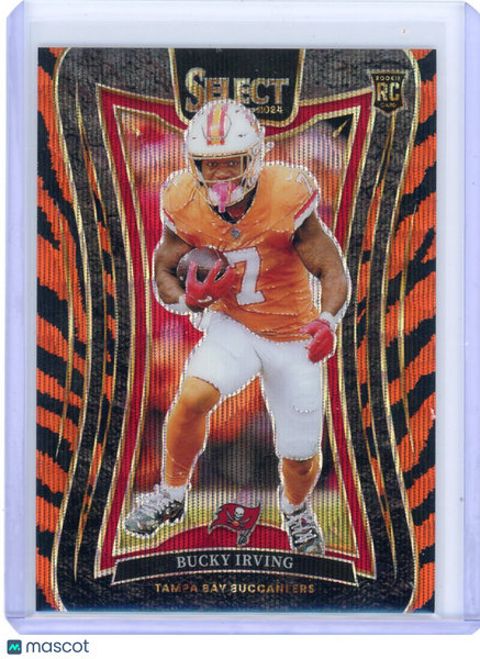 Bucky Irving - 2025 Panini Select Prizm Suite Level Tiger Rookie #313