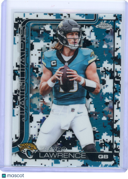 Trevor Lawrence - 2025 Topps Chrome Team Camo SSP