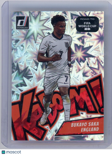 Bukayo Saka - 2025 Panini Donruss Road to FIFA World Cup 26 Kaboom!