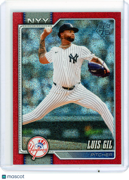 Luis Gil - 2026 Topps Series Two Baseball Red Sandglitter 1/5