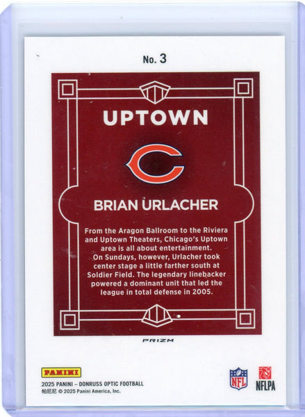 Brian Urlacher - 2025 Panini Donruss Optic Uptown