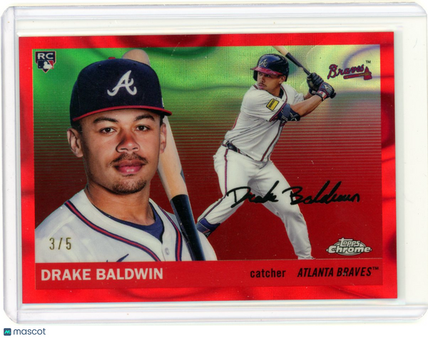Drake Baldwin - 2025 Topps Chrome Platinum Red Lava Refractor RC 3/5