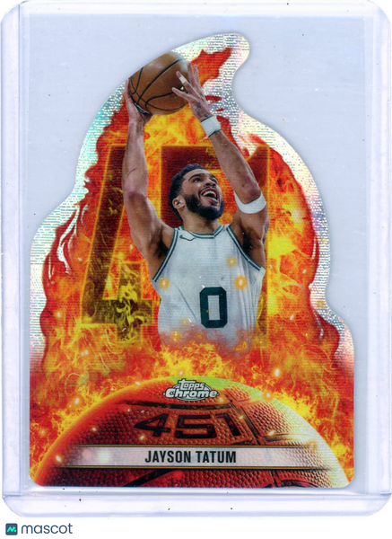 Jayson Tatum - 2024-25 Topps Chrome Basketball Case Hit 451 Die-Cut #8