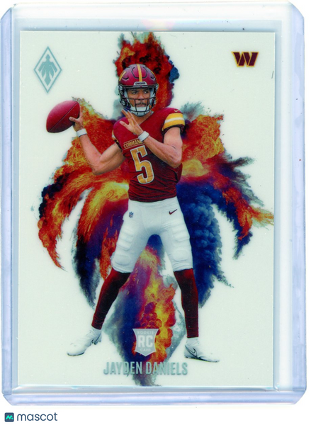 Jayden Daniels - 2025 Panini Phoenix Color Blast Burst Rookie CB-JDS