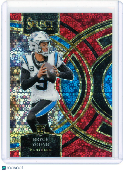 Bryce Young - 2024 Panini Select Prizm Red Disco Premier Rookie 4/49 #167