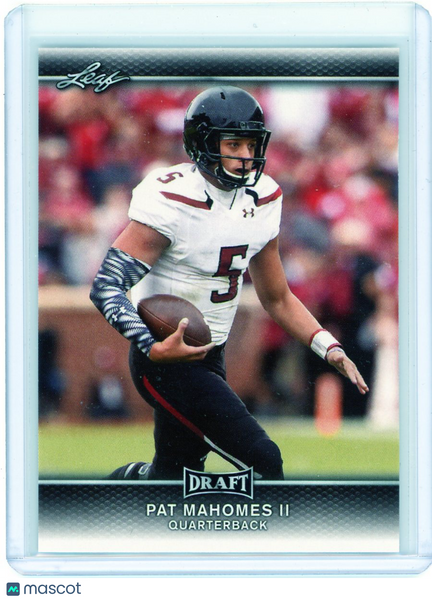 Patrick Pat Mahomes II - 2017 Leaf Draft Rookie Card #56