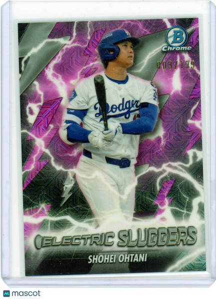 Shohei Ohtani - 2026 Bowman Chrome Electric Sluggers Pink Mojo 009/199 ES-18