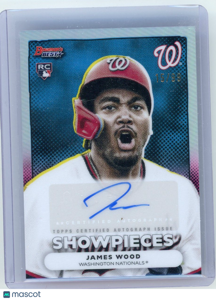James Wood - 2025 Topps Bowman's Best Showpieces 15/99 RC