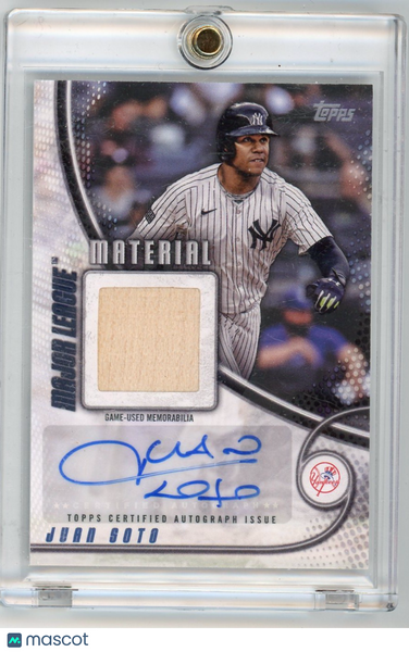 Juan Soto - 2025 Topps Major League Material 16/50 Game-Used Memorabilia