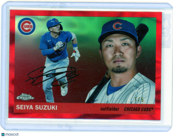 Seiya Suzuki - 2025 Topps Chrome Red Lava Refractor 1/5