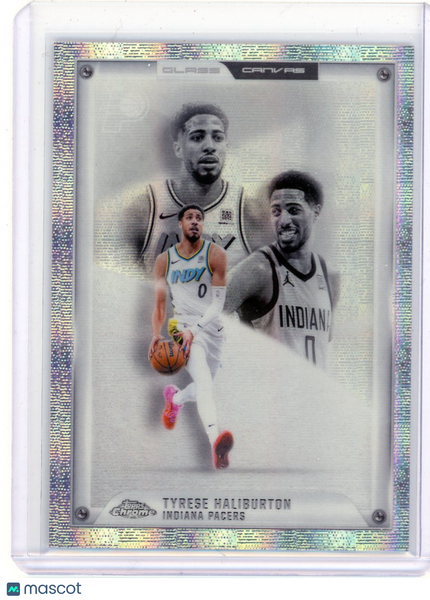 Tyrese Haliburton - 2026 Topps Chrome Glass Canvas Case Hit SSP GC-3