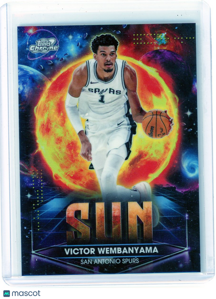 Victor Wembanyama - 2025-26 Topps Chrome Planetary Pursuit Sun Case Hit SP
