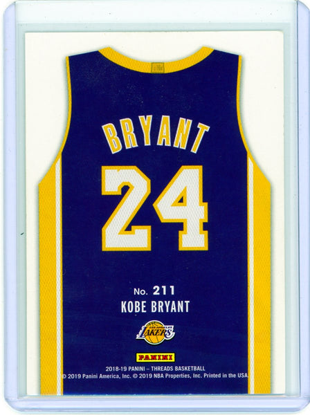 Kobe Bryant - 2018-19 Panini Threads Basketball Jersey #211 Lakers