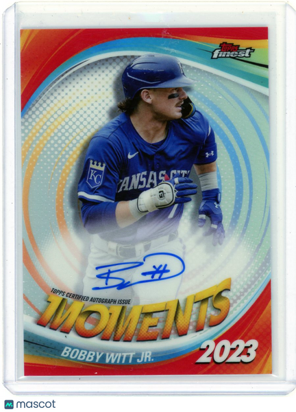 Bobby Witt Jr. - 2025 Topps Finest Finest Moments Auto Refractor FMA-BW
