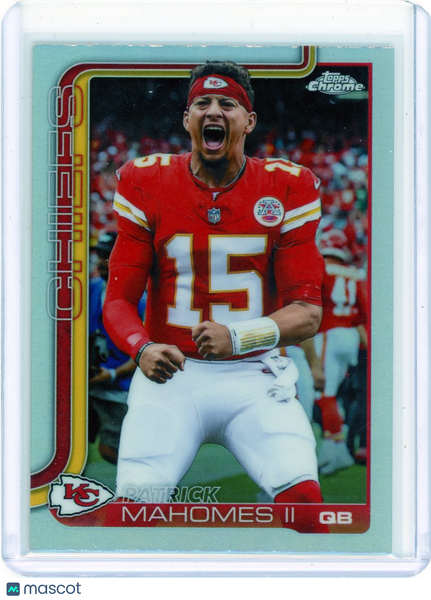 Patrick Mahomes II - 2025 Topps Chrome Football Image Variation #148 Chiefs