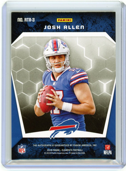 Josh Allen - 2018 Panini Elements Rookie Titanium Auto 52/99