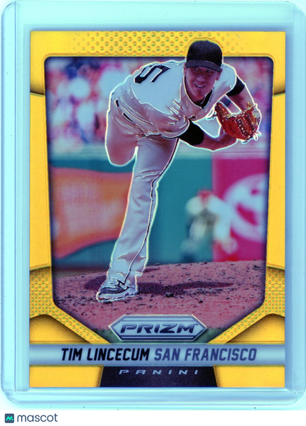 Tim Lincecum - 2014 Panini Prizm Gold 4/10 Giants