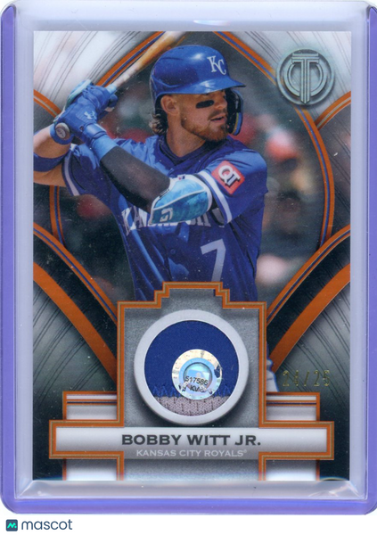 Bobby Witt Jr. - 2026 Topps Tribute Stamp of Approval Patch 24/25