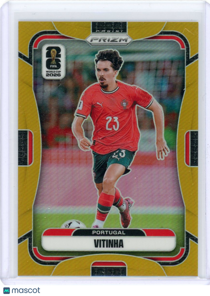 Vitinha - 2026 Panini Prizm FIFA World Cup True Gold 04/10
