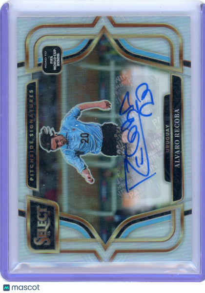 Alvaro Recoba - 2026 Panini Select World Cup Pitchside Silver Auto