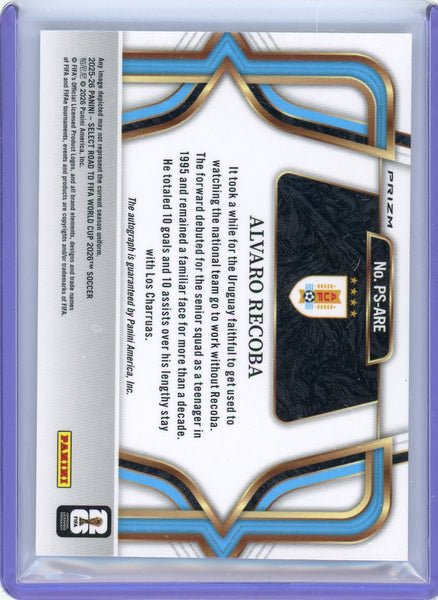 Alvaro Recoba - 2026 Panini Select World Cup Pitchside Silver Auto