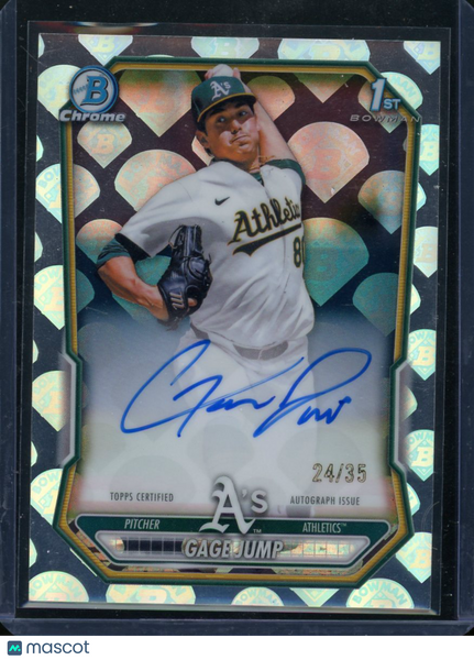 Gage Jump - 2026 Bowman Chrome 35th Refractor 1st Auto /35