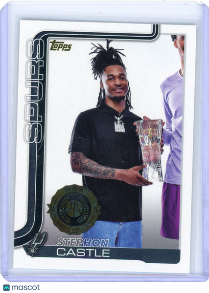 Stephon Castle - 2025 Topps Flagship Golden Mirror SSP Variation