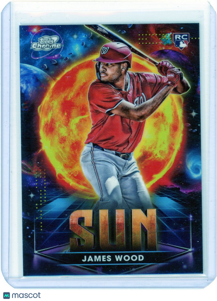 James Wood - 2025 Topps Chrome Planetary Pursuit Sun Rookie Case Hit PPS-7