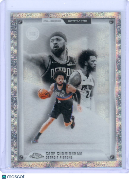 Cade Cunningham - 2025 Topps Chrome Glass Canvas CASE HIT