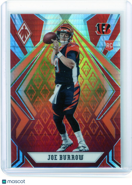 Joe Burrow - 2020 Panini Phoenix Football Rookie Card Burst Prizm #101 Bengals