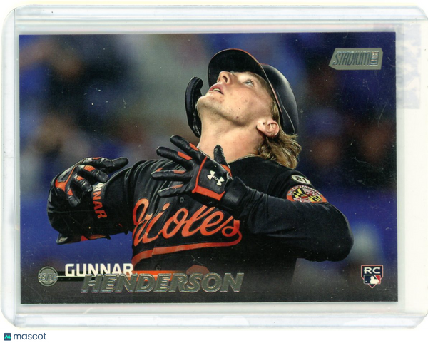 Gunnar Henderson 2023 Topps Stadium Club Baseball Rookie Image Variation SSP #19