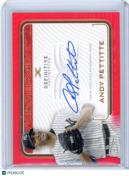 Andy Pettitte - 2023 Topps Definitive Collection Red 1/1