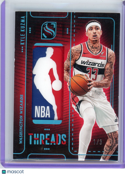 Kyle Kuzma - 2025 Panini Silhouette Basketball Threads Game-Worn Material 1/3