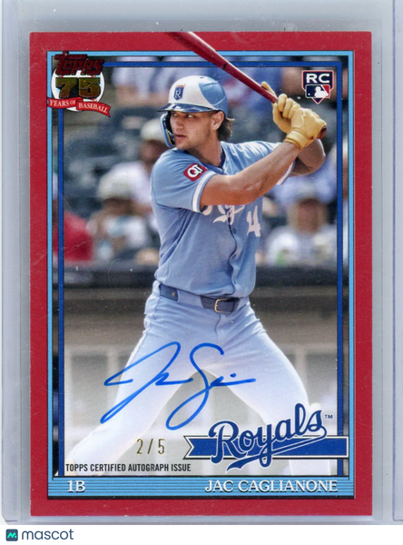 Jac Caglianone - 2026 Topps Baseball Red 2/5 RC