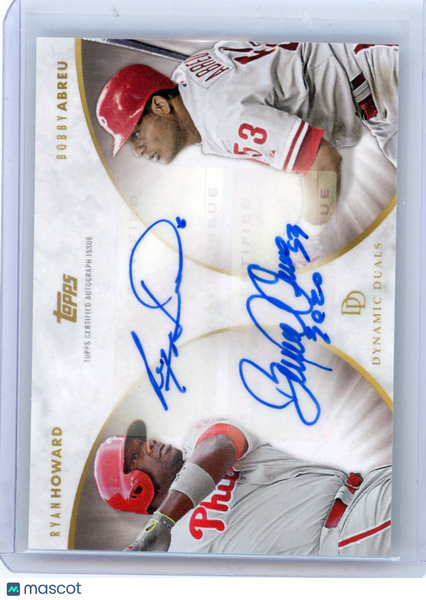 Bobby Abreu Ryan Howard - 2022 Topps On-Demand Dynamic Duals
