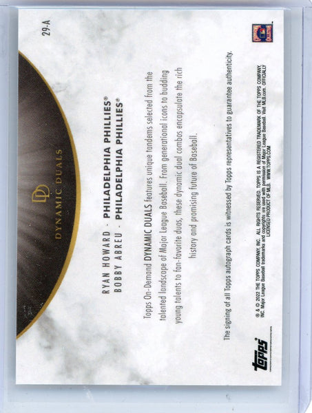 Bobby Abreu Ryan Howard - 2022 Topps On-Demand Dynamic Duals
