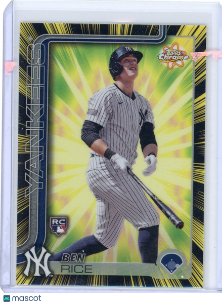 Ben Rice - 2025 Topps Chrome Rookie Radiance RC